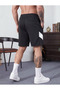 Men's Paris Sports Shorts Scuba Fabric Wide Cut - 2