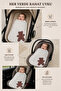 Baby Sleeping Bag and Swaddle with Zipper, 100% Cotton Muslin Inner Lining, Combed Cotton Outer Fabric, Special Design, 0-12 Months - 5