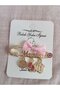 Coated Mashallah Written Pink Polka Dot Stone Baby Lapel Pin 5 cm Tysysh0607 - 4