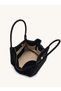 PEI Hana Medium Faux Suede Tote Black - 5