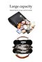 Ladies' Shoulder Bag，Ladies' Crossbody Bag，Large Capacity Handbag，Soft Leather，Simple and Versatile，Suitable for Commuting，Black - 6