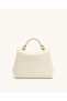 Lucia Classic Top Handbag - White - 3