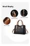 Women's Fashion Luxury Shoulder Bags, Ladies Designer Hardware Charm Handbag Tote Bags Clutch Bag, PU Leather Crossbody Bag Satchel Bag Beach Bag Carry Bag for College Students and Teenagers - 2