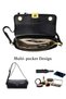 Women PU Shoulder Crossbody Sling Tote Satchel Clutch Underarm Bag, Large-Capacity Handbag - 3