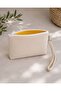 Colorful Canvas Handbag - Handheld Portfolio and Makeup Bag - 4