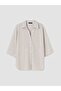 Lcw Comfort Brown Striped Women's Shirt