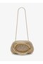 Women's Luxury Crystal Evening Clutch Bag – Rhinestone Party Handbag with Gold Metal Handle - 4