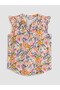 Pink Crochet Collar Floral Blouse - 5