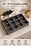 12 Compartment Watch and Jewelry Organizer - Jewelry Box - 3