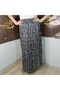 Jersey Fabric Floral Bohemian, Long Skirt, Elastic Waist, 3-Layer Ruffle Mevlana - 5