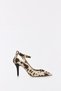 Muse - Brown Cow Print Thin Heeled Stiletto