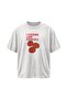 I Love Potatoes Oversize Unisex White T-Shirt - 2
