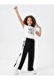Girl's Side-Lace Wide-Leg 2-Piece Sports Set - 3