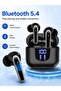 Wireless Earbuds | Bluetooth 5.4 Touch Control Earphones With Digital Power Display Charging Case - 5