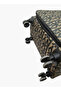Monogram Print Softcase Luggage Trolley with Retractable Handle - 24 inches Check-in Bag - 4