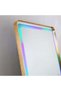 Oakleaf Floor Mirror with RGB LED Lights, Bluetooth Speaker & Touch Screen Button Full-Length Modern Mirror with LED, Stylish Home Decor for Bedroom & Living Room - Gold - 6