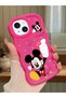 iPhone 14 Plus Compatible Case Camera Protector Red Silicone Couple Phone Case Cute Pattern