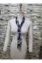 Maude Patterned Cotton Neck Scarf - 4