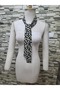 Maude Patterned Cotton Neck Scarf - 3