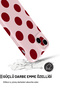 iPhone 13 Red Polka Dot Protect Slim Glossy Full Covering Print Camera Protected Phone Case - 2