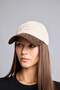 قبعة نسائية من القطن المطرز H4678AX26SM