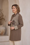 Women's Tunic Jacket - Stylish and Comfortable Daily Combination Jacket (Lim) 2069-Brown - 2