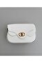 Gold Detailed Minimalist Women's Shoulder Bag Size: 20*14 cm - 3