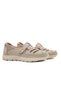 42666 Genuine Leather Beige Women's Daily Mother Shoes - 5