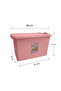Set of 4 - 30 Lt Lockable Toy Storage Box - Multi-Purpose Organizer Pantry Pantry Kids Room Organizer Box - 3