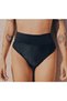 Comfortable Super Absorbent High Waist Bikini Bottom Black Menstrual Panties 1955 - 3