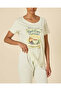 Women Mint T-Shirt and Pajama Pants Set - 4