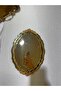 Luxury Design Gold Oval Rose Detailed Presentation and Decorative Tray - 2