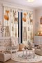 Baby Kids Room Background Curtain 140X260 cm 2 Wings Cute Patterned Decorative Digital Printed Premium Children's Room Curtain