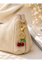 Cherry Figured Gold Bag Charm & Keychain Accessory - 2