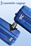 Extra Capacity ABS 32 Inch (36-40kg) Luggage, Lightweight, Expandable, Suitcase - 5