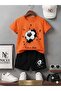 Summer Children's T-Shirt Shorts Unisex (Ball Printed)