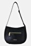 Women Brand Logo Satchel Bag, Black - 3