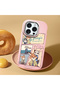 Pink Silicone Case Compatible with iPhone 15 Pro with Shock-Absorbing Camera Protections - 3