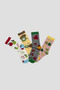 4 Pairs of Fruit Patterned Girls' Socks - 2