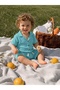 Cotton Waffle Fabric Shirt with Buttons, Summer Shorts Set, Ages 1-5