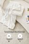 Fur Bubble Blanket Double Size Plush Rabbit Hair Soft 220X240 cm Cream Off-White - 3