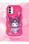 Samsung Galaxy A13 5g Compatible Case Camera Protector Red Silicone Couple Phone Case Cartoon Pattern - 2