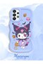 Samsung Galaxy A33 5g Compatible Case Camera Protector Blue Silicone Couple Phone Case Cartoon Pattern - 2