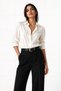 Black Shk3007 Women's Gold Bridge Buckle Strap Gold Detailed Thin Faux Leather Waist Belt - 2