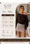 Women's Popular Asymmetrical Boat Neck Knitwear Sweater Coffee - 5
