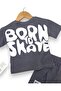 Summer Baby Boy Set with Writing on the Back and Printed Shorts, 6-9-12-18-24 Months - 4