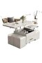Lift-Top Coffee Table with 4 Stools, Modern Space Saving Center Table, Multi-Functional Adjustable Coffee Table with Hidden Storage Compartment - 5
