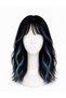 Manifest Zoktay Wig Set Printed T-Shirt + Black Shorts Skirt (Skirt Is Thin Fabric) + Zoktay Hair Wig + Face Stone Set Party Concert Birthday - 2