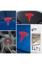 Set of 8 Custom Cut Logo Stickers for Tesla Model Y Steering Wheel Front Rear Rims and Sensors - 2
