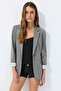 Basic knit blazer